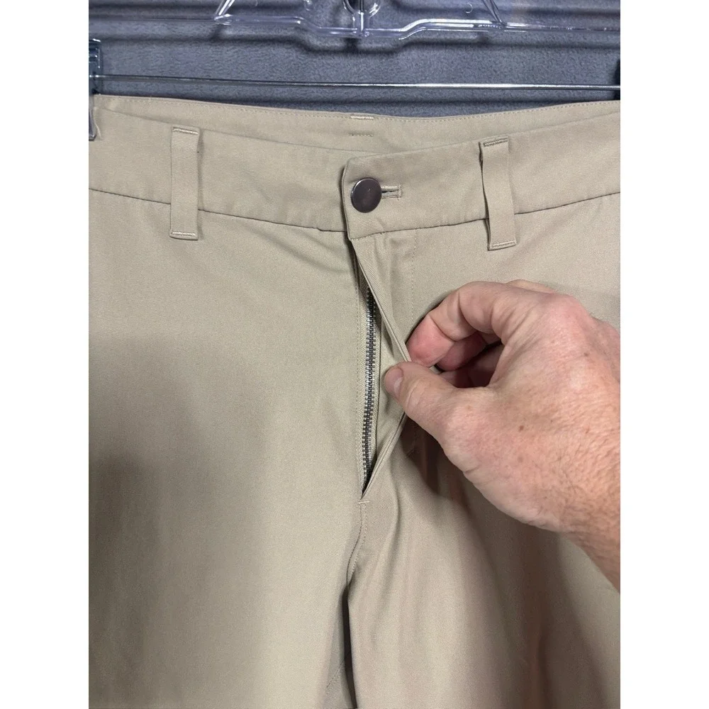 Lululemon Men's Commission Classic-Fit Pants Warpstreme Beige Size 33x31